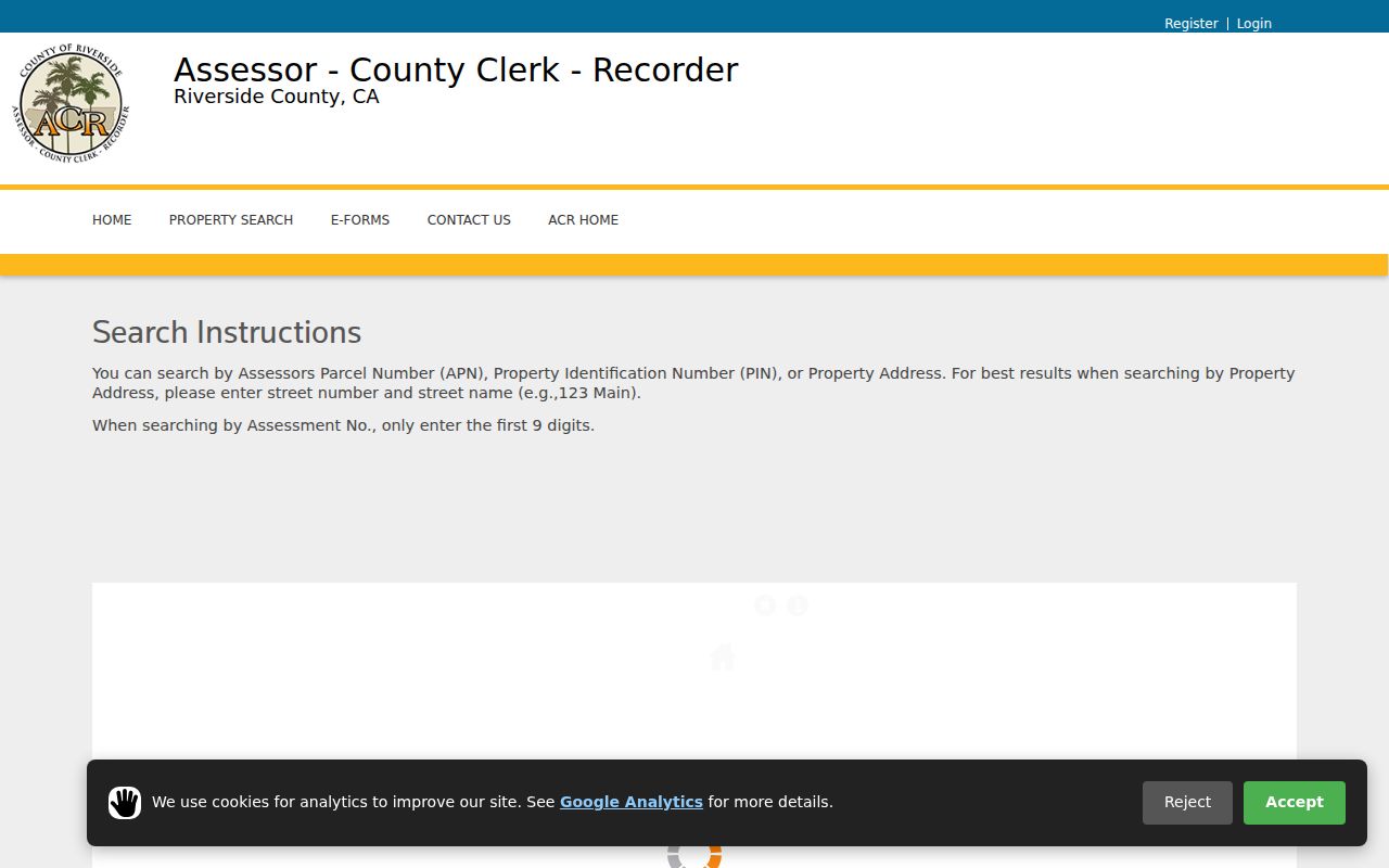 Palm Desert people search assessor property portal